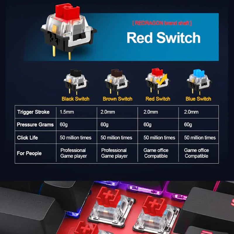K616 Redragon Gaming Keyboard