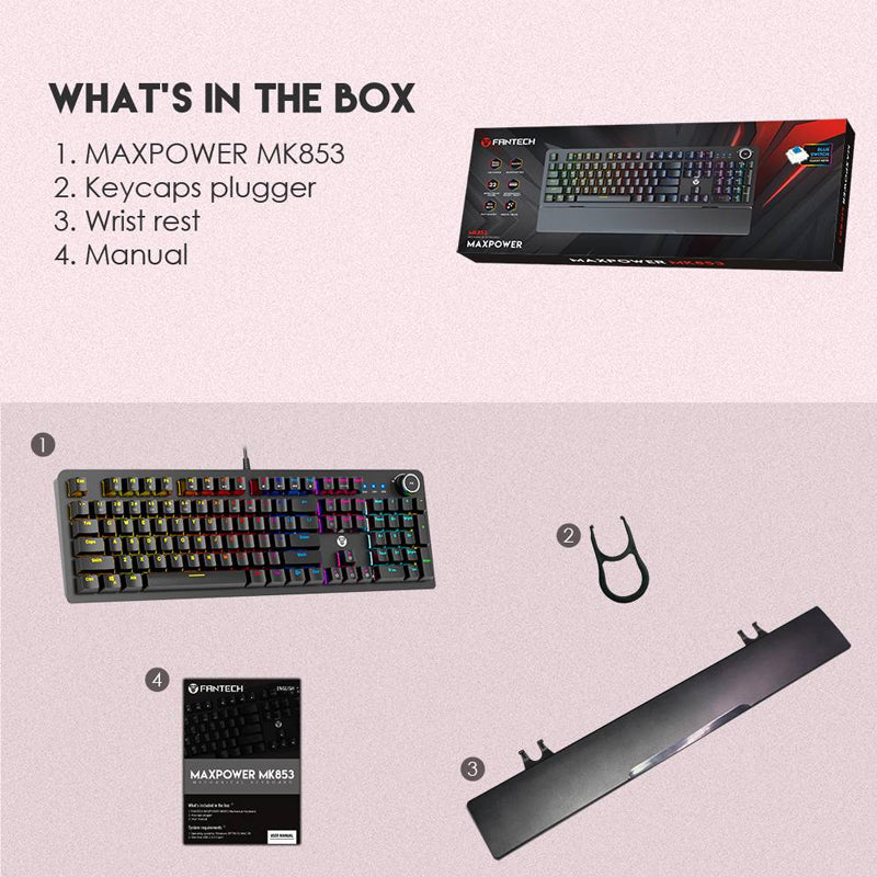 MK853 FANTECH MECHANICAL KEYBOARD