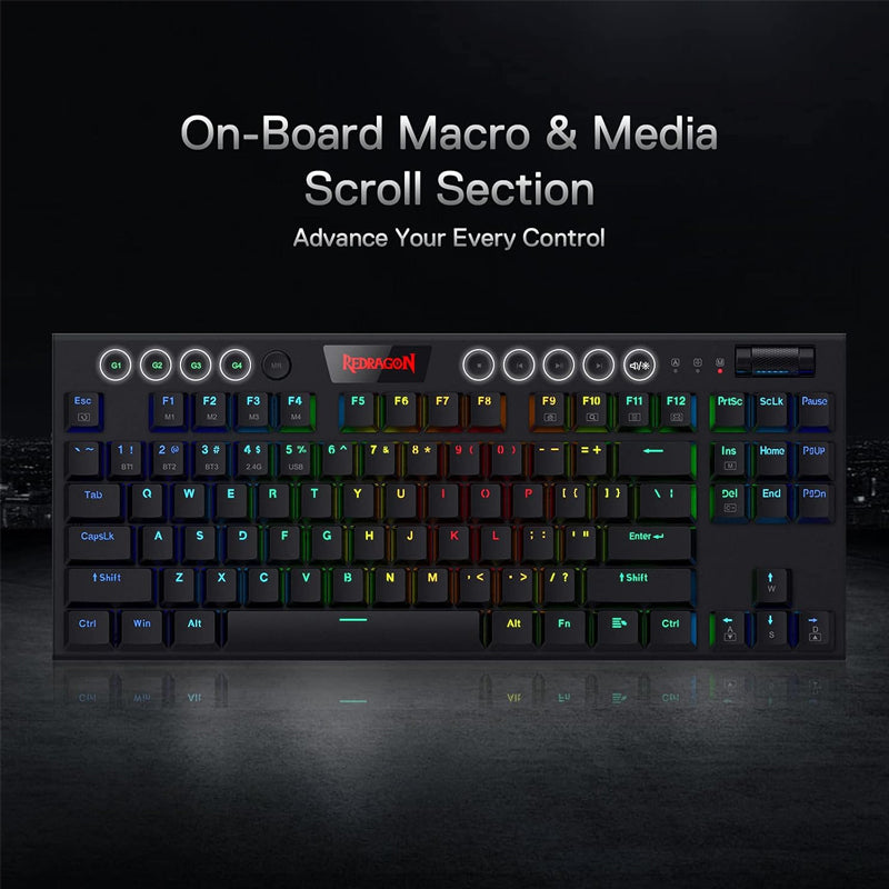 K621 Redragon Wireless Mechanical Gaming Keyboard
