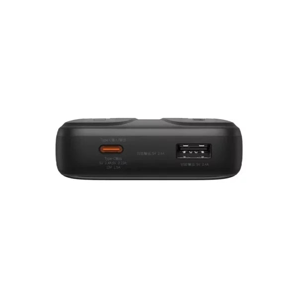 Baseus Comet Series Dual-Cable Digital Display Fast Charge Power Bank 20000mAh 22.5W – Black