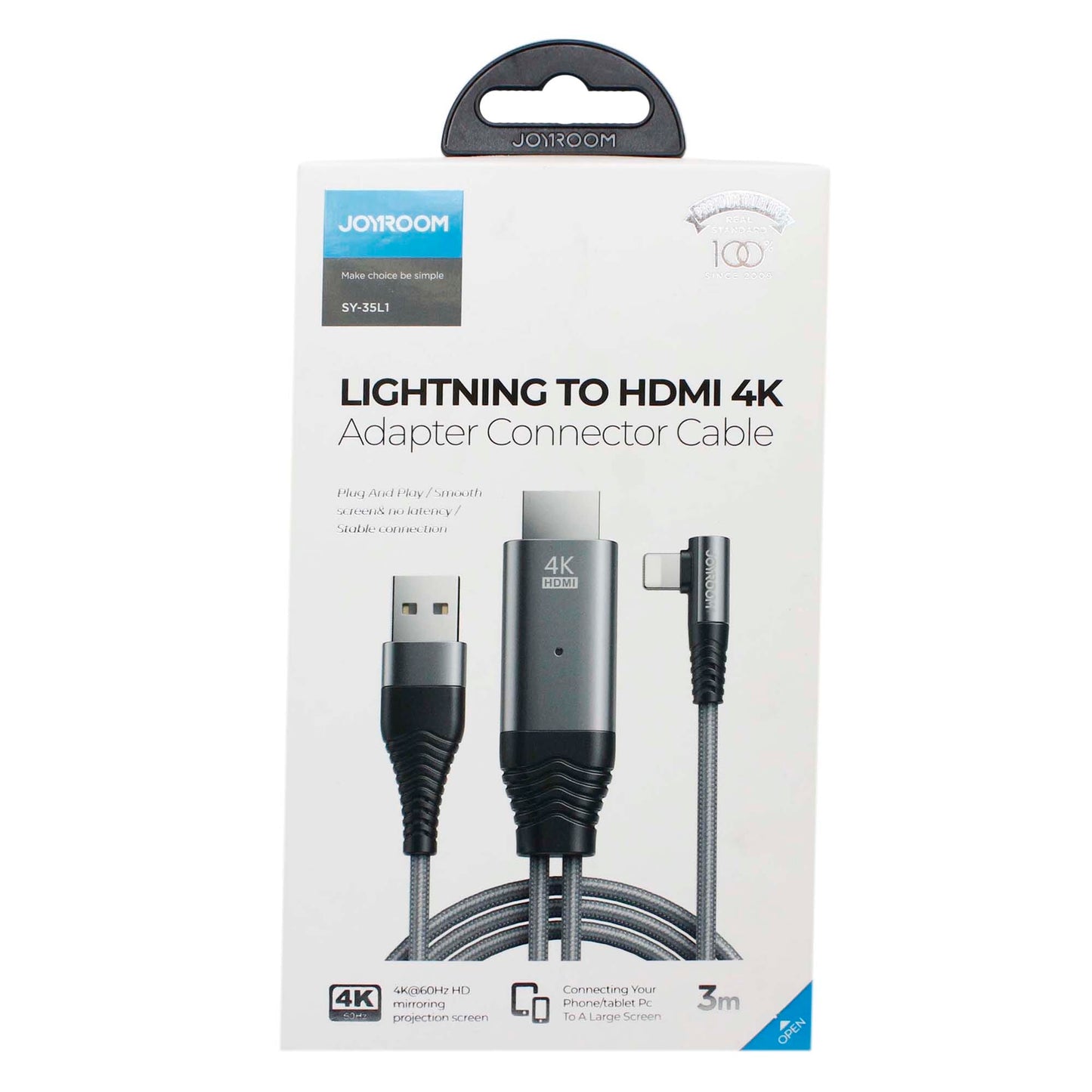JOYROOM SY-35L1 8 Pin to HDMI 4K Adapter Cable