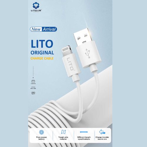 LITO USB-C TO LIGHTING CABLE 200CM