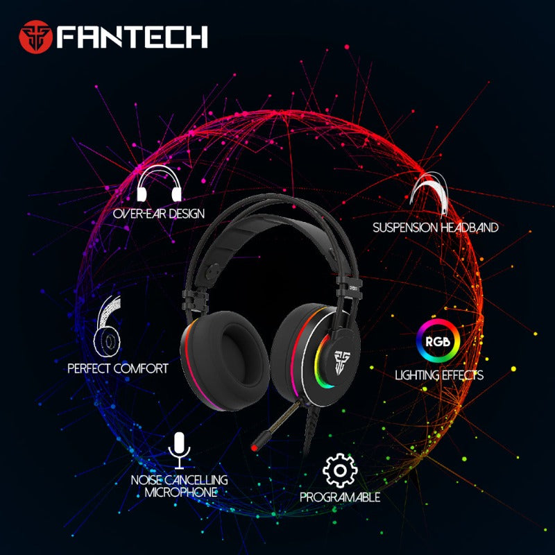 FANTECH HG23 OCTANE GAMING RGB 7.1 HEADPHONES