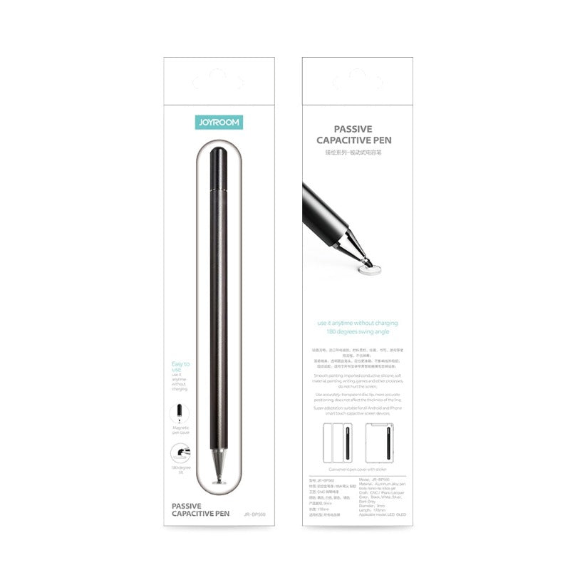 JOYROOM JR-BP560 Excellent Series Portable Universal Passive Disc Head Capacitive Pen with Replaceable Refill