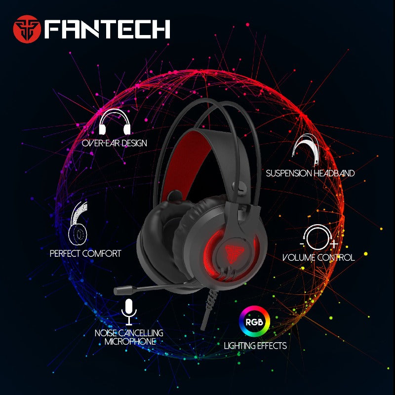 FANTECH HG20 CHIEF-II RGB 7.1 GAMING HEADPHONES