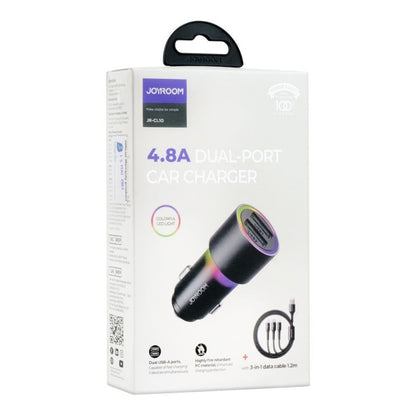 JOYROOM 4.8A DUAL PORT CAR CHARGER JR-CL10