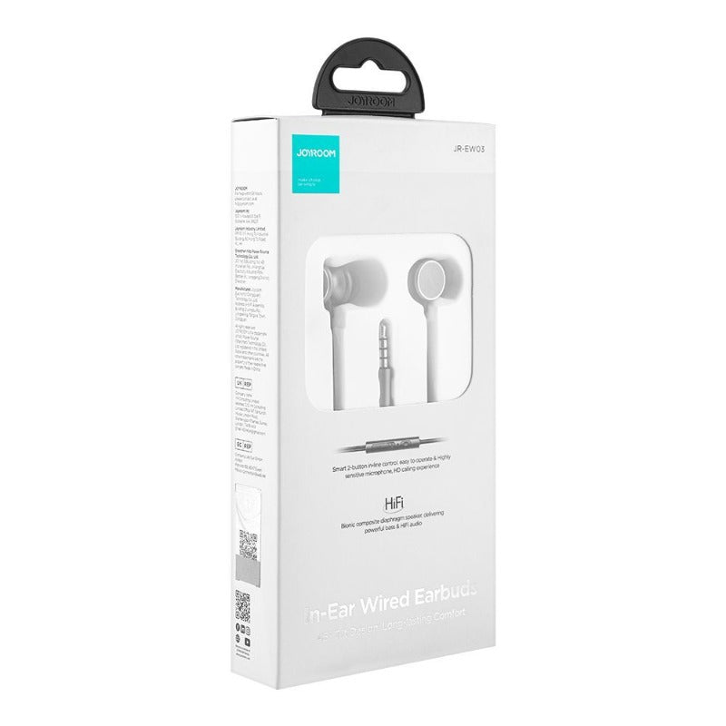 JOYROOM JR-EW03 WIRED SERIES IN-EAR METAL WIRED EARBUDS