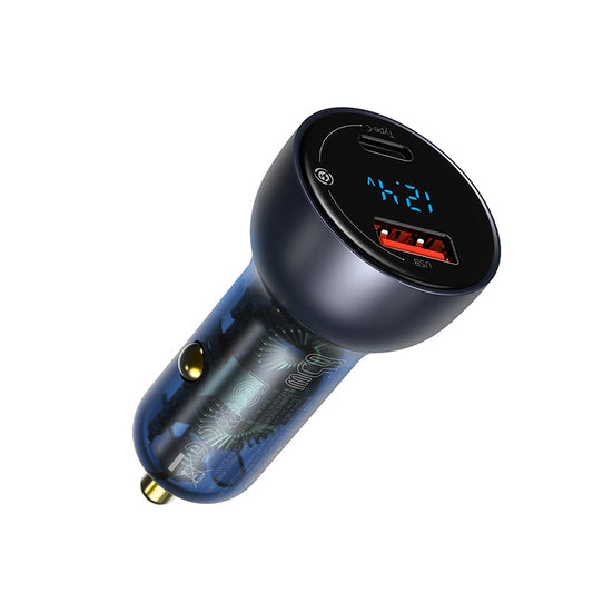 Baseus Particular Digital Display QC+PPS Dual Quick Charger Car Charger 65W