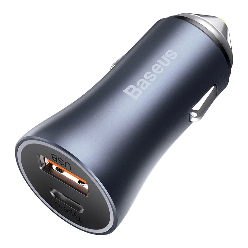 Baseus Car Charger U+C 40w Set Dual Port