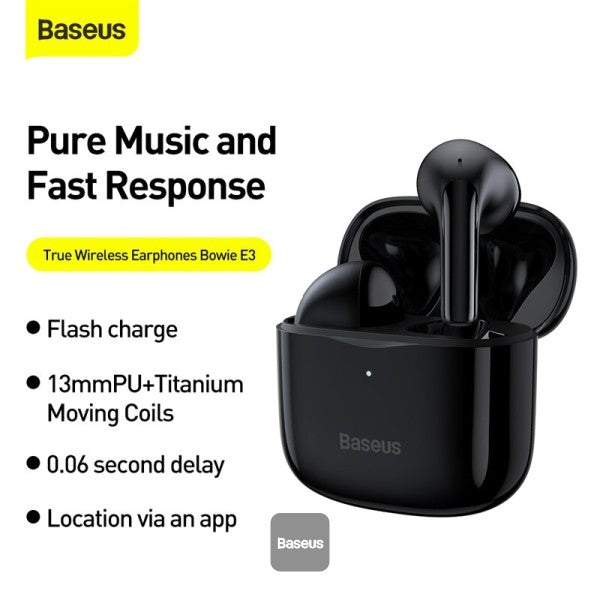 E3 Baseus Bluetooth Wireless earphones