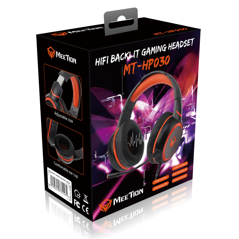 MEETION HP030 HIFI BACKLIGHT GAMING HEADPHONES