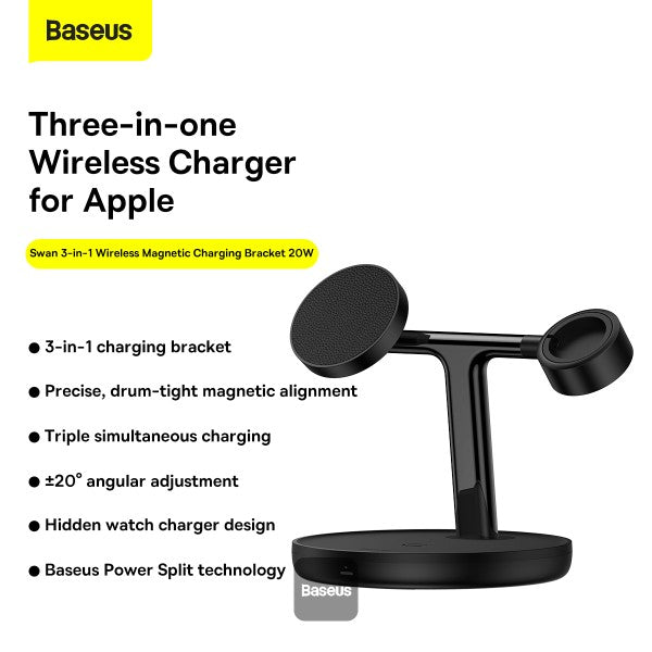 Swan 3-in-1 Baseus  Wireless Magnetic