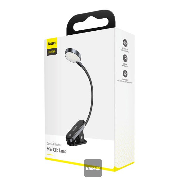 Baseus Led Desk Lamp Clip-On Night Light Reading