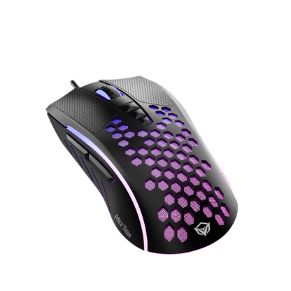 MEETION GM015 LIGHTWEIGHT RGB BACKLIGHT HONEYCOMB STYLED GAMING MOUSE