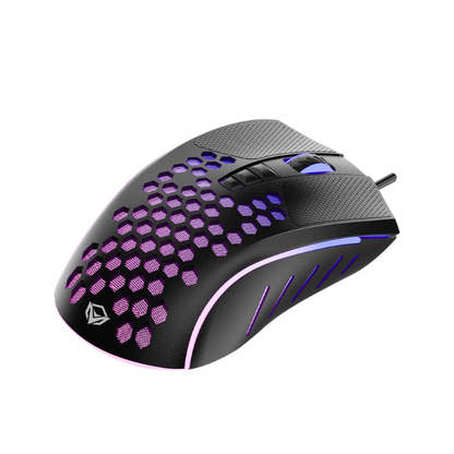 MEETION GM015 LIGHTWEIGHT RGB BACKLIGHT HONEYCOMB STYLED GAMING MOUSE