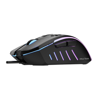 MEETION GM015 LIGHTWEIGHT RGB BACKLIGHT HONEYCOMB STYLED GAMING MOUSE