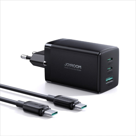 JOYROOM TCG01 JOYROOM GAN ULTRA 65W 2C1A FAST CHARGER+100W C TO C CABLE 1.2M