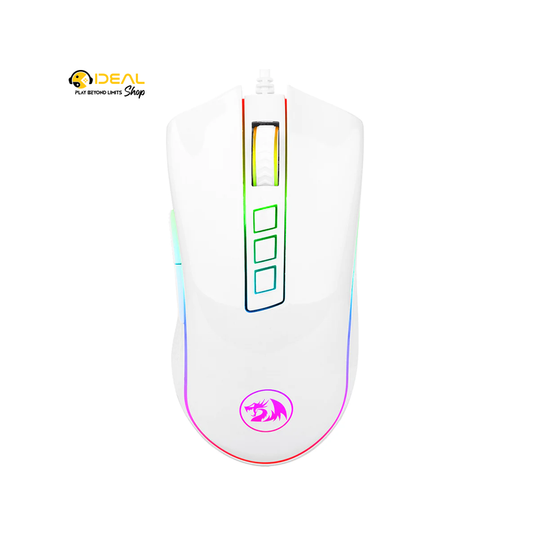 Redragon M711 COBRA RGB Gaming Mouse (White)