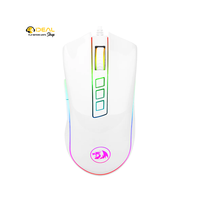 Redragon M711 COBRA RGB Gaming Mouse (White)