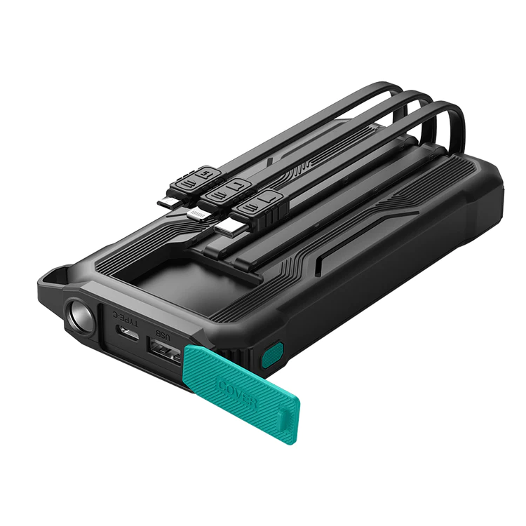 JOYROOM JR-L016 2.4A Power Bank 10000mAh with Three Cables