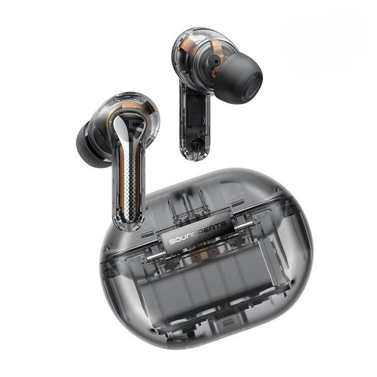 SOUNDPEATS CAPSULE 3 PRO - ULTRA ROBOTIC TRANSPARENT BLACK ANC HYBRID EARBUDS