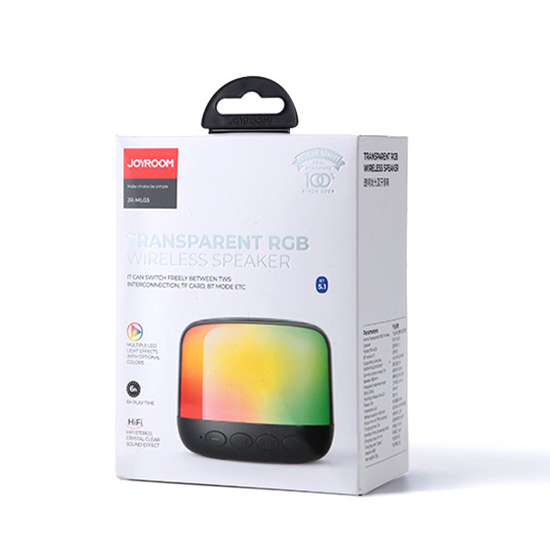 JOYROOM JR-ML03 Transparent Bluetooth Wireless Speaker with Light