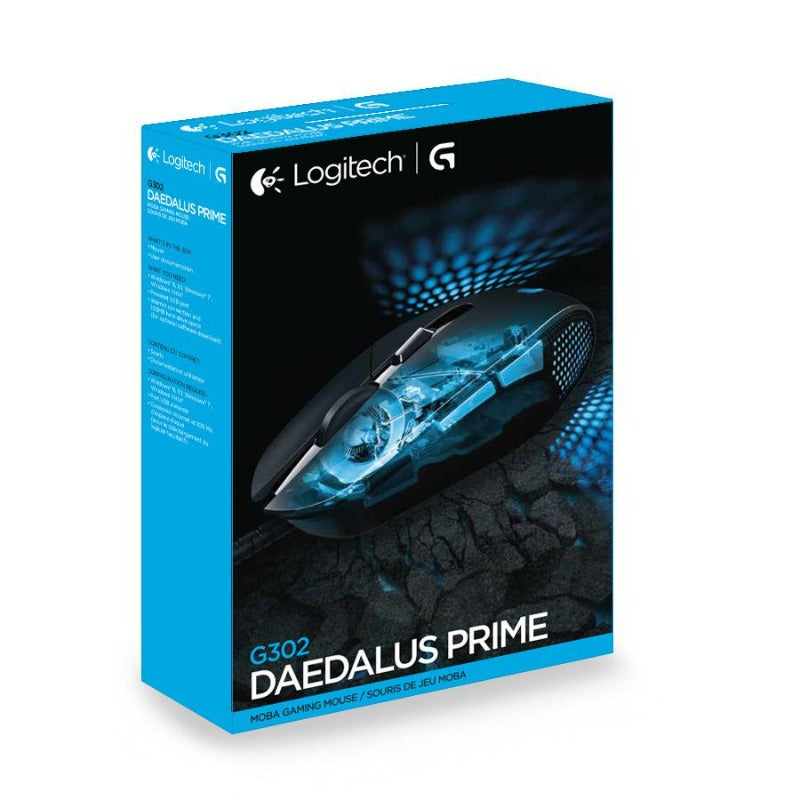 LOGITECH G302 DAEDALUS PRIME MOBA GAMING MOUSE