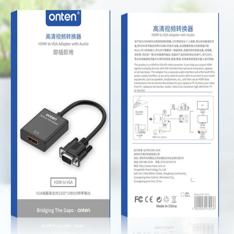 ONTEN HDMI TO VGA ADAPTER