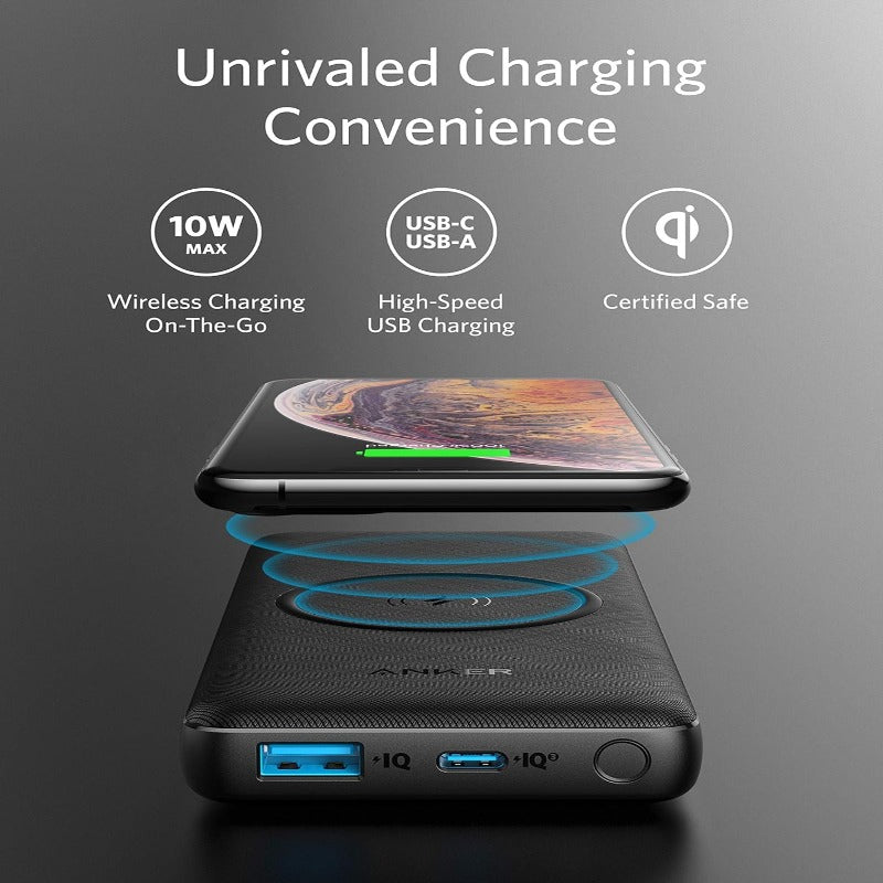 Anker Power Core lll Sense 10w Max Wireless Power Cable 18w PD