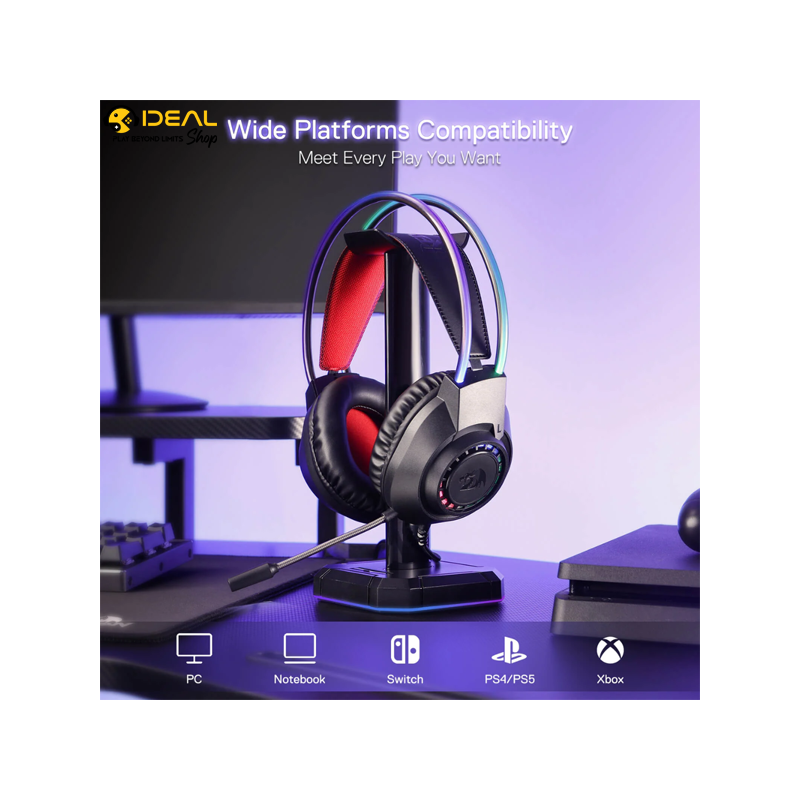 Redragon H231 Scream RGB Wired Gaming Headphone