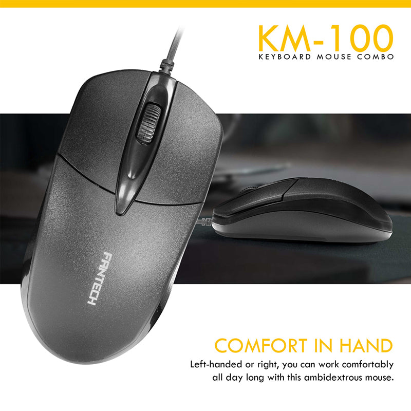 FANTECH KM100 KEYBOARD MOUSE COMBO