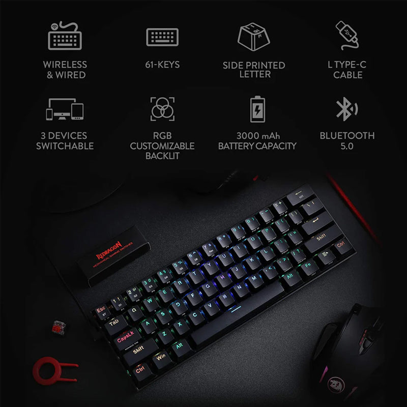 K530 Redragon RGB Gaming Keyboard