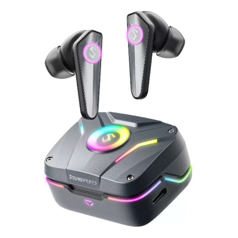 SOUNDPEATS CYBER GEAR - DYNAMIC RGB LIGHTNING GAMING EARBUDS