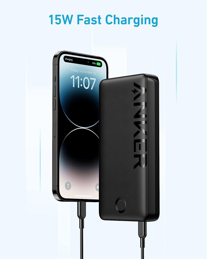 Anker Portable Charger, Power Bank, 20,000mAh with PowerIQ Technology