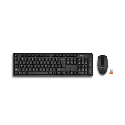 A4Tech 3330N | 3330NS Wireless Desktop - Black - Keyboard & Mouse