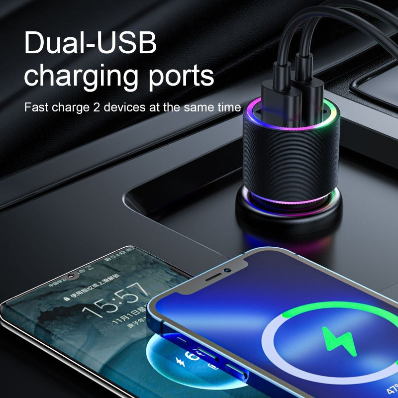 JOYROOM 4.8A DUAL PORT CAR CHARGER JR-CL10