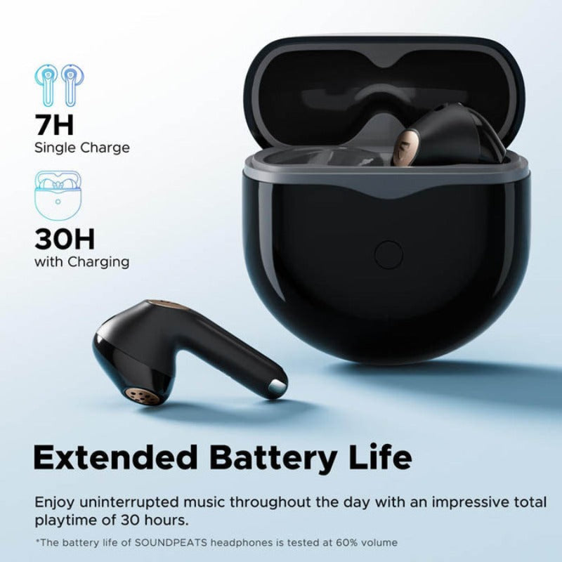 SOUNDPEATS AIR 4 LITE - 6 MICS WITH AI NOISE CANCELLATION LDAC