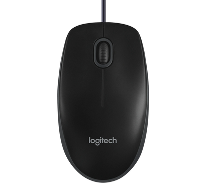 LOGITECH B100 OPTICAL WIRED CORDED MOUSE