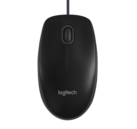 LOGITECH B100 OPTICAL WIRED CORDED MOUSE