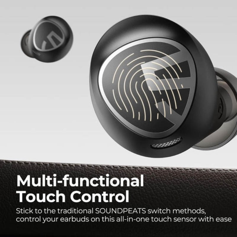 SOUNDPEATS FREE 2 CLASSIC - STYLISH LEATHER TEXTURE APPEARANCE EARBUDS