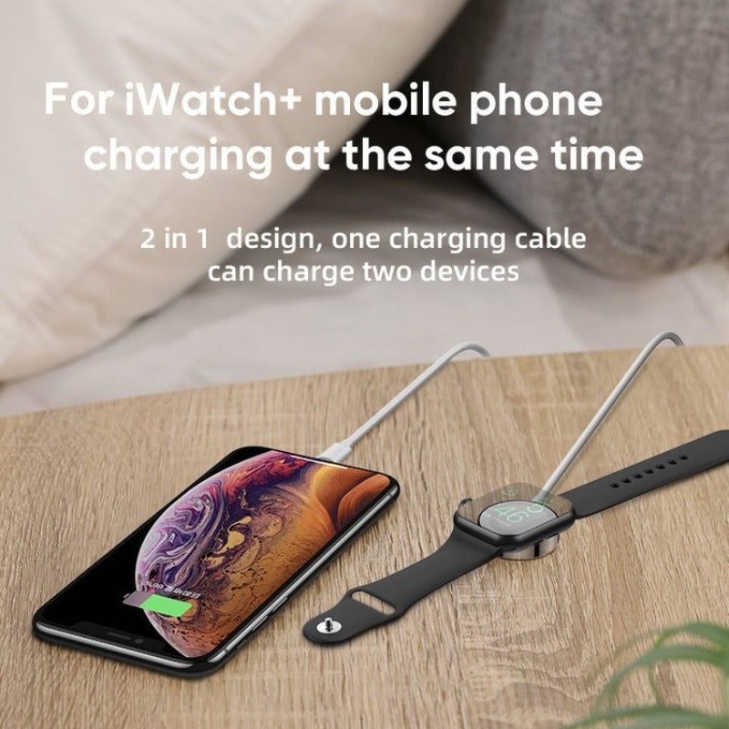 JOYROOM S-IW002S USB to Lightning + Apple Watch Magnetic Charging Cable