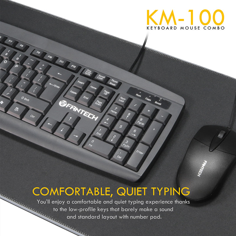 FANTECH KM100 KEYBOARD MOUSE COMBO