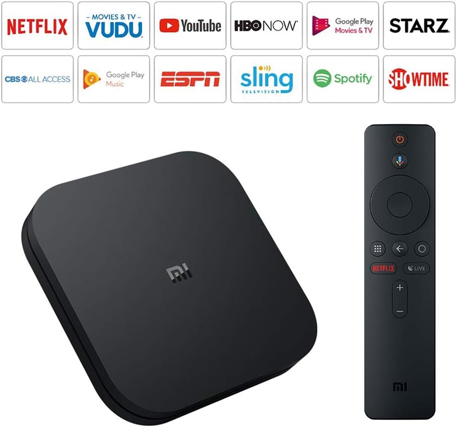 Xiaomi Mi Box4K HDR Android TV Remote Streaming Media Player