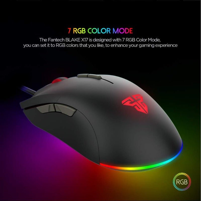 Fantech Blake X17 Macro RGB Gaming Mouse