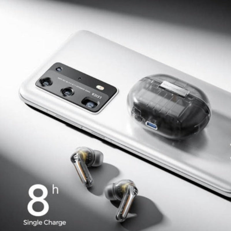 SOUNDPEATS CAPSULE 3 PRO - ULTRA ROBOTIC TRANSPARENT BLACK ANC HYBRID EARBUDS