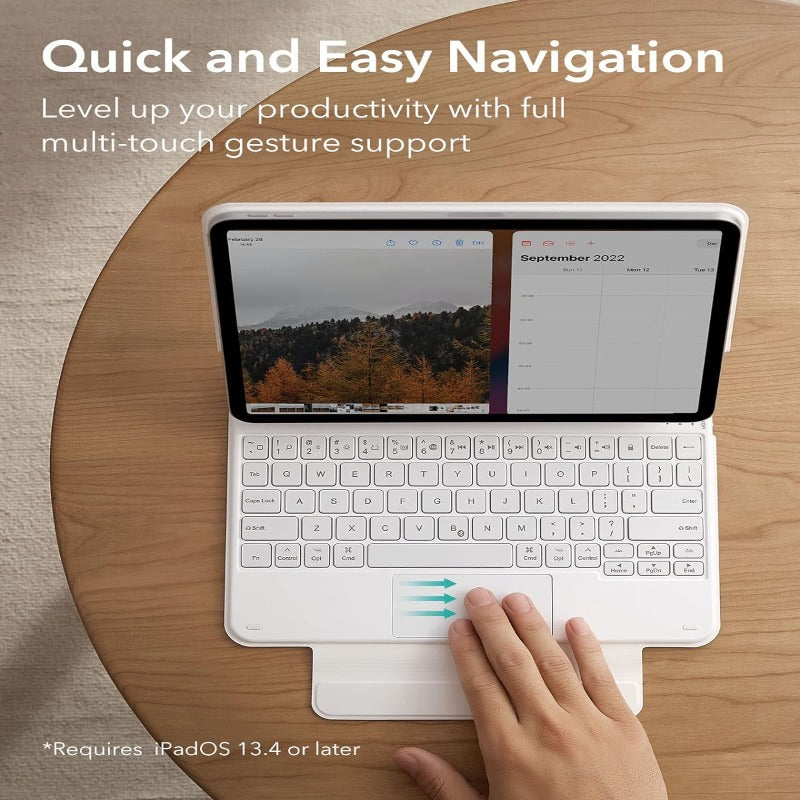 ESR HALOLOCK REBOUND MAGNETIC KEYBOARD CASE FLOATING CANTILEVER STAND & PRECISION TRACKPAD