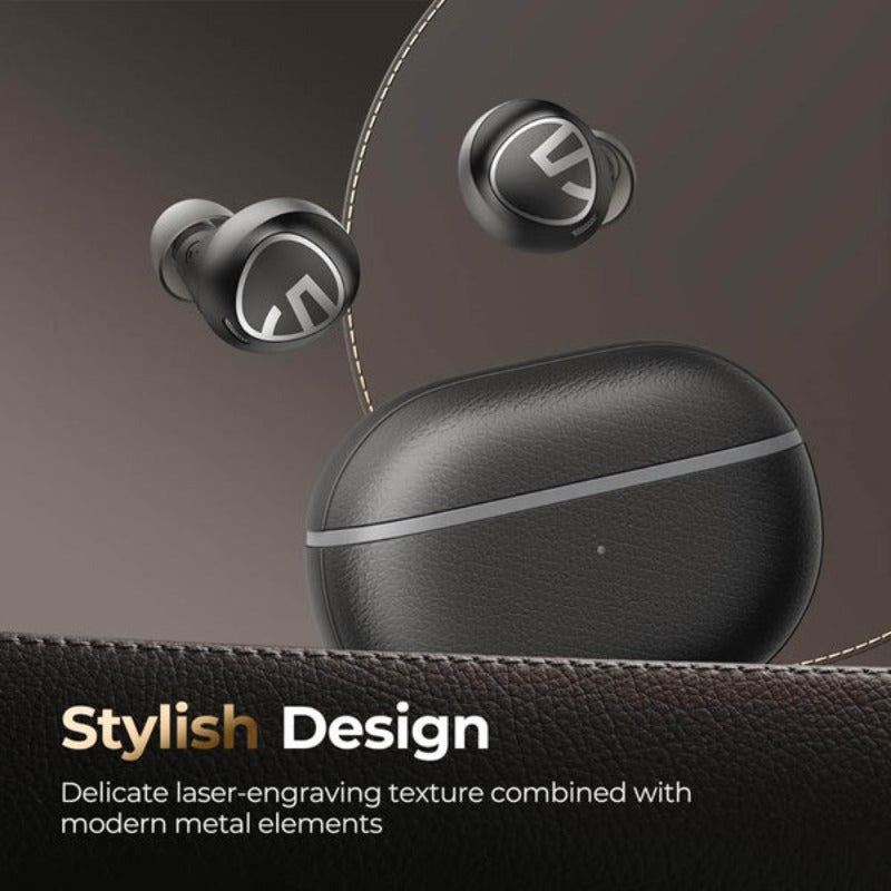 SOUNDPEATS FREE 2 CLASSIC - STYLISH LEATHER TEXTURE APPEARANCE EARBUDS