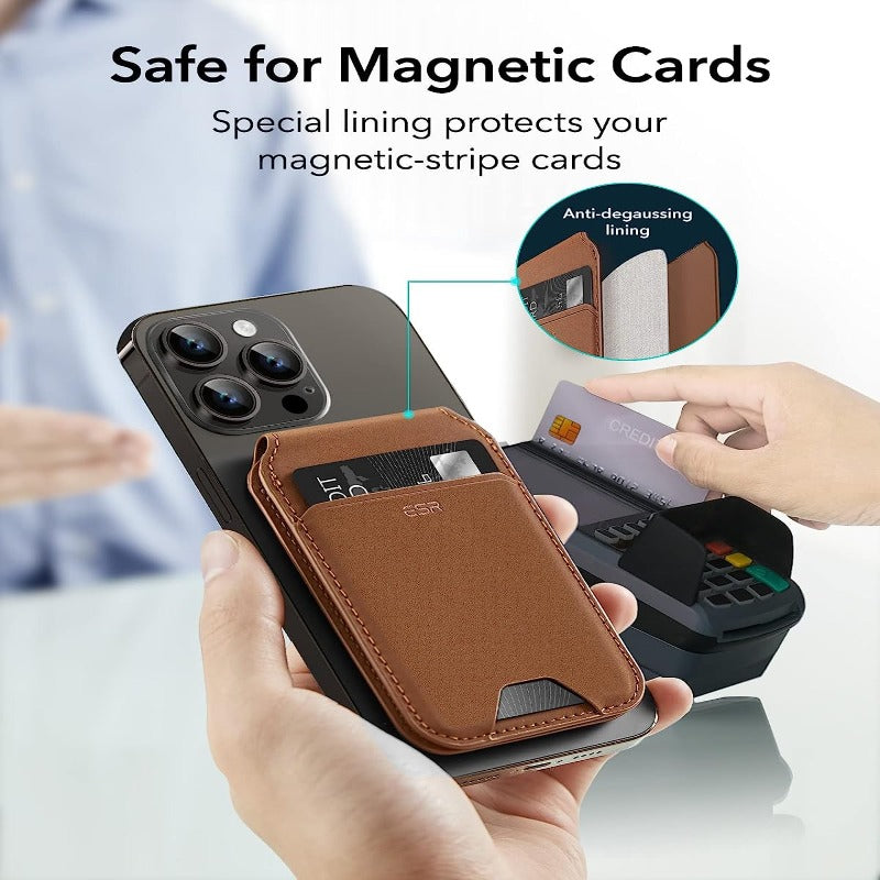 ESR HALOLOCK MAGNETICALLY ATTACHED WALLET WITH STAND