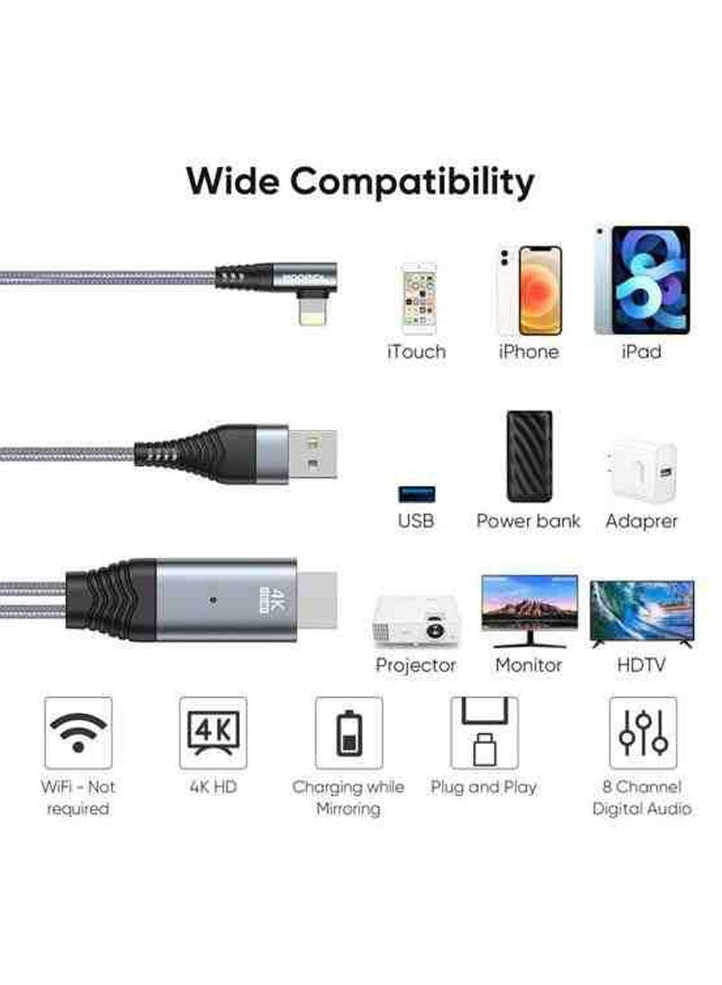 JOYROOM SY-35L1 8 Pin to HDMI 4K Adapter Cable