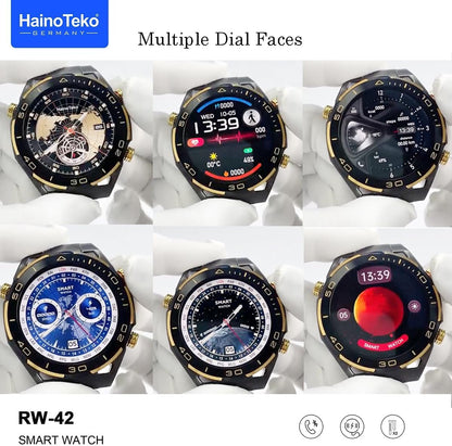 Haino Teko Germany RW42 Round Shape Large Screen AMOLED Display Smart Watch